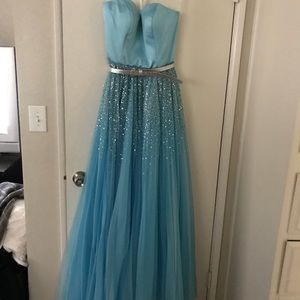 Sherri Hill Ball gown, size 10. Like new.